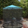 Pure Garden Patio Umbrella Mosquito Net-Bug Screen for 9' Patio Table Umbrellas & Furniture 50-LG1206